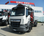 DAF LF 310 ribaltabile con gru 