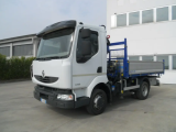 Renault Midlum 220 con gru e ribaltabile