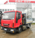 Iveco Eurocargo 80E19 ribaltabile con gru 
