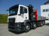 MAN TGS 35.480 NUOVO con gru e ribaltabile