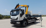 Iveco Eurocargo 140E28P con gru e scarrabile 