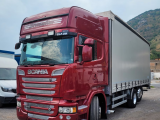 Scania R 560 cassone centinato 7.80 attacco biga